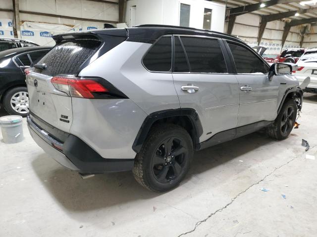 2T3EWRFV8KW027635 - 2019 TOYOTA RAV4 XSE GRAY photo 3