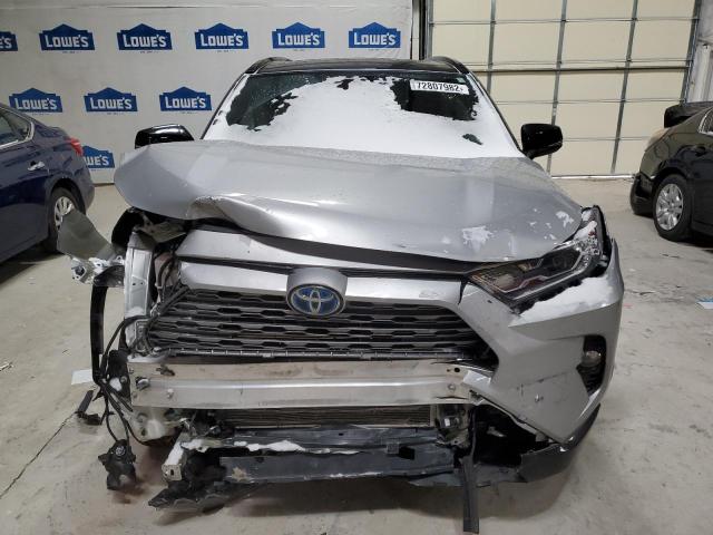 2T3EWRFV8KW027635 - 2019 TOYOTA RAV4 XSE GRAY photo 5