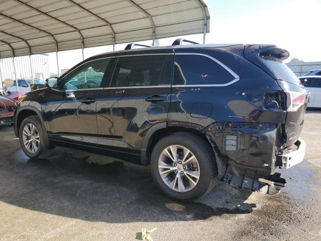5TDJKRFH7FS096781 - 2015 TOYOTA HIGHLANDER XLE BLACK photo 2