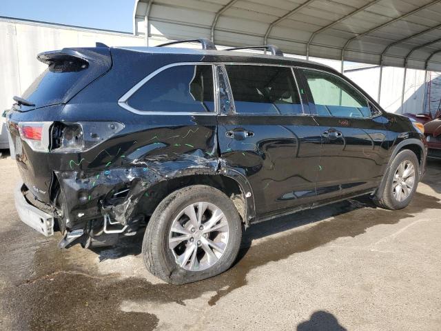 5TDJKRFH7FS096781 - 2015 TOYOTA HIGHLANDER XLE BLACK photo 3