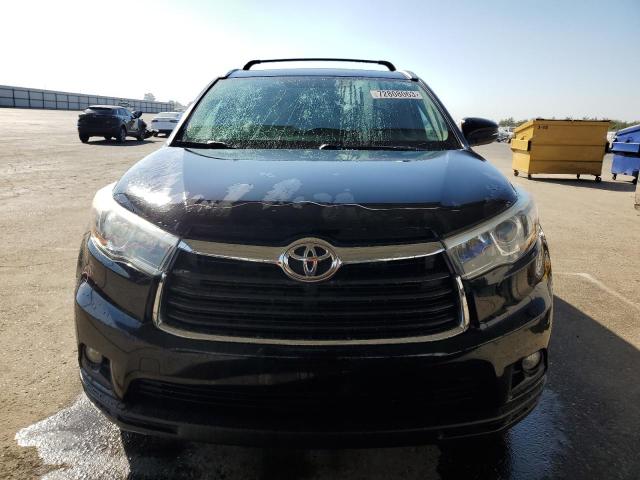 5TDJKRFH7FS096781 - 2015 TOYOTA HIGHLANDER XLE BLACK photo 5