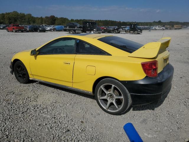 JTDDR32T330153072 - 2003 TOYOTA CELICA GT YELLOW photo 2