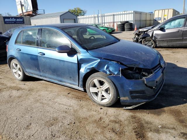 3VW117AU1HM030061 - 2017 VOLKSWAGEN GOLF S BLUE photo 4