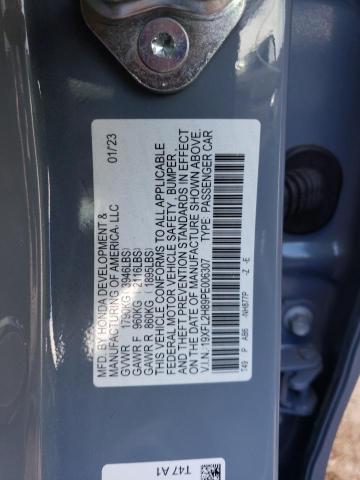 19XFL2H89PE006307 - 2023 HONDA CIVIC SPORT 灰色 照片 12