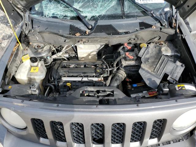 1C4NJPFA0ED617975 - 2014 JEEP PATRIOT LATITUDE GRAY photo 12