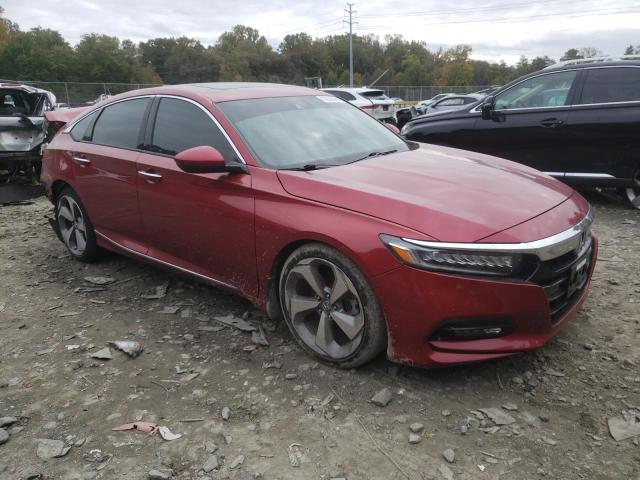 1HGCV1F94JA107253 - 2018 HONDA ACCORD TOURING RED photo 4