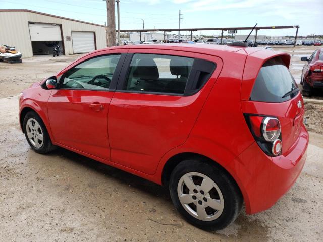 1G1JA6SH3F4157104 - 2015 CHEVROLET SONIC LS წითელი ფოტო 2