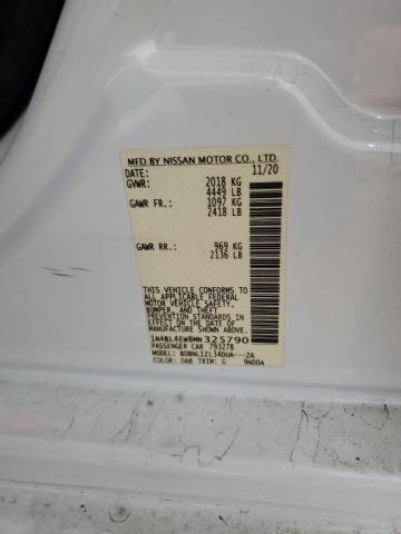 1N4BL4EW8MN325790 - 2021 NISSAN ALTIMA SL WHITE photo 12