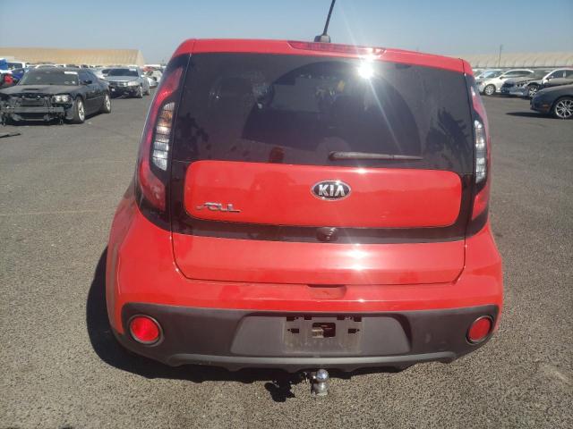 KNDJN2A27K7025988 - 2019 KIA SOUL RED photo 6