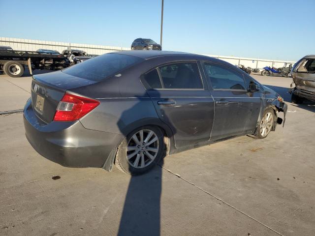 2HGFB2F85CH597192 - 2012 HONDA CIVIC EX GRAY photo 3