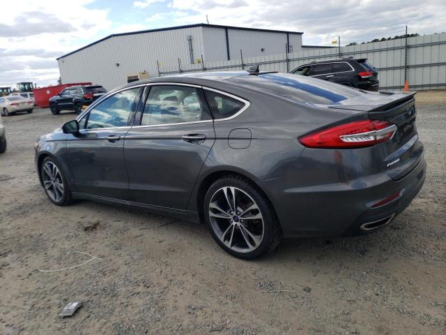 3FA6P0D91LR151809 - 2020 FORD FUSION TITANIUM GRAY photo 2