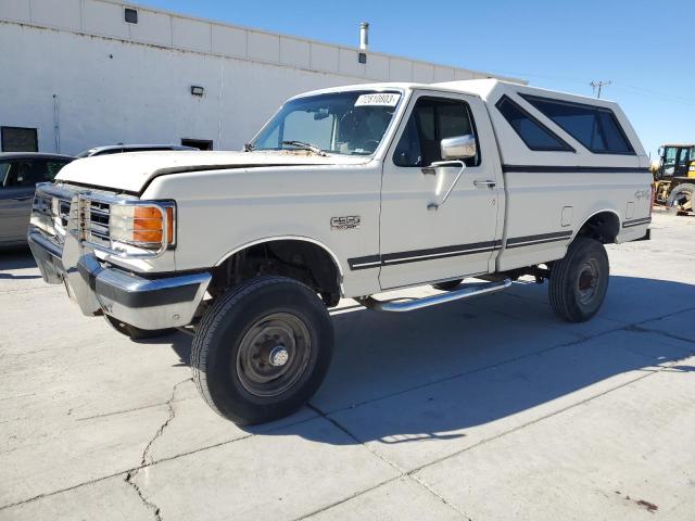 2FTHF36G5MCA96309 - 1991 FORD F350 WHITE photo 1