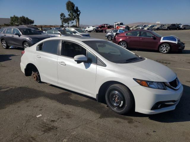 19XFB2F97FE215543 - 2015 HONDA CIVIC EXL WHITE photo 4