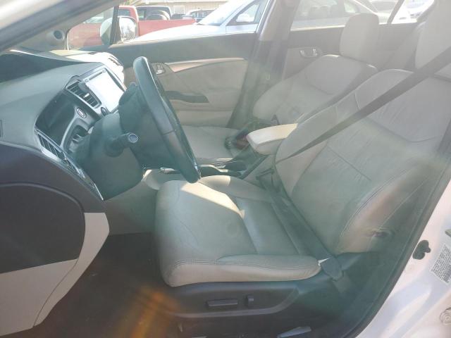 19XFB2F97FE215543 - 2015 HONDA CIVIC EXL WHITE photo 7