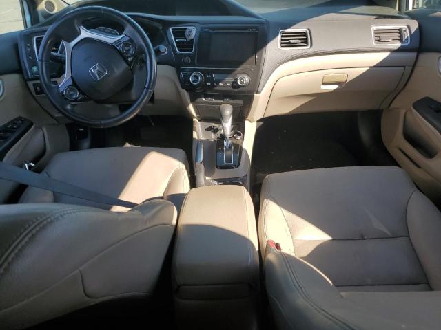 19XFB2F97FE215543 - 2015 HONDA CIVIC EXL WHITE photo 8