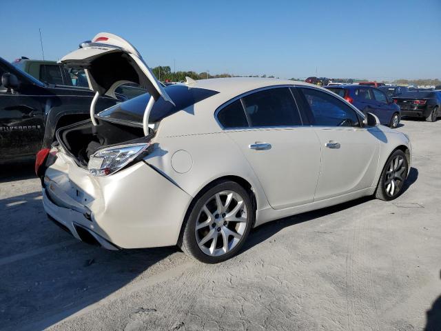 2G4GV5GV5D9198001 - 2013 BUICK REGAL GS WHITE photo 3