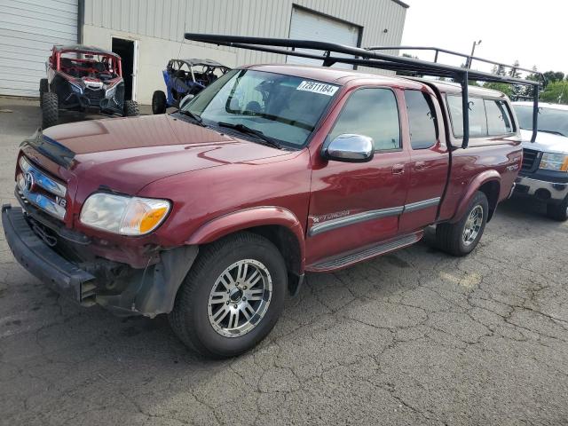 5TBBT44186S475288 - 2006 TOYOTA TUNDRA ACCESS CAB SR5 RED photo 1
