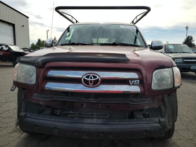 5TBBT44186S475288 - 2006 TOYOTA TUNDRA ACCESS CAB SR5 RED photo 5