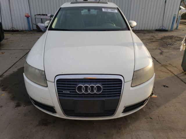 WAUDG74F56N057064 - 2006 AUDI A6 3.2 QUATTRO WHITE photo 5