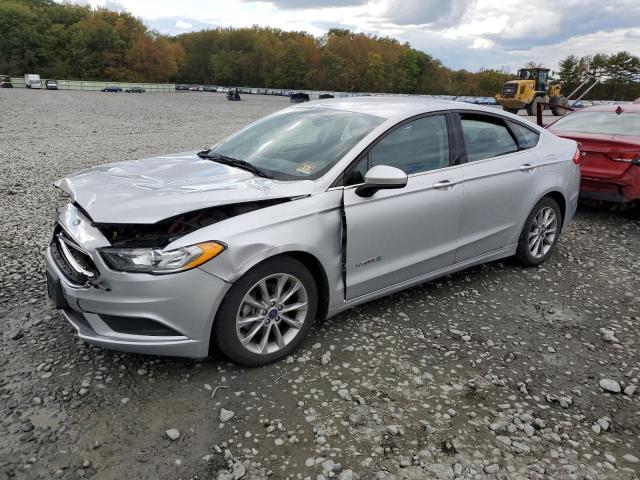 3FA6P0LU3HR234591 - 2017 FORD FUSION SE HYBRID SILVER photo 1