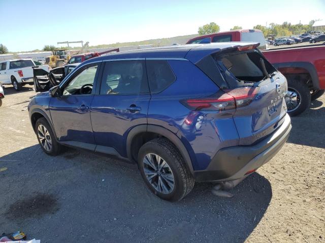 5N1AT3BA8MC706832 - 2021 NISSAN ROGUE SV BLUE photo 2