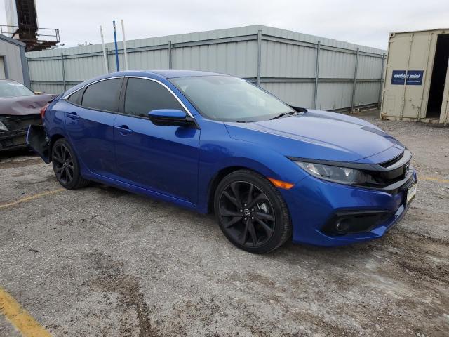 2HGFC2F84LH601956 - 2020 HONDA CIVIC SPORT BLUE photo 4