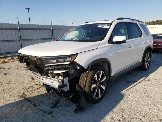 5FNYG1H88PB038635 - 2023 HONDA PILOT ELITE WHITE photo 1