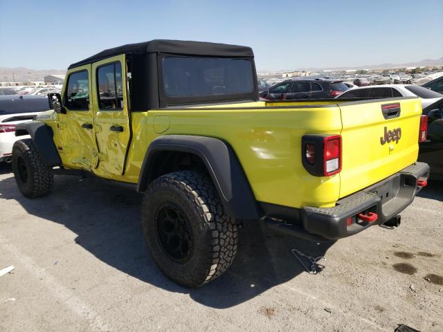 1C6JJTBGXPL527654 - 2023 JEEP GLADIATOR RUBICON YELLOW photo 2