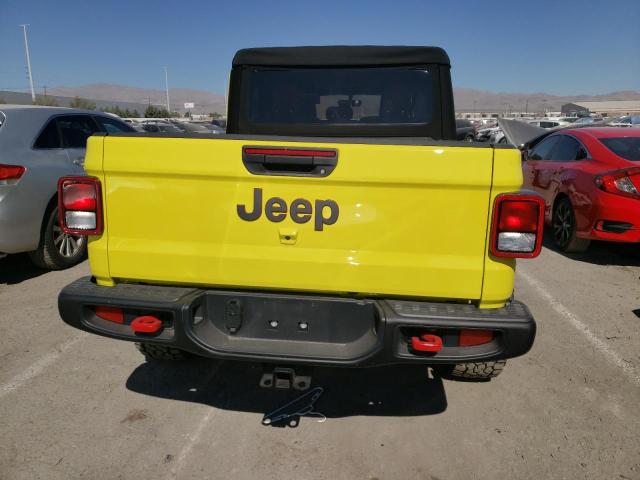 1C6JJTBGXPL527654 - 2023 JEEP GLADIATOR RUBICON YELLOW photo 6