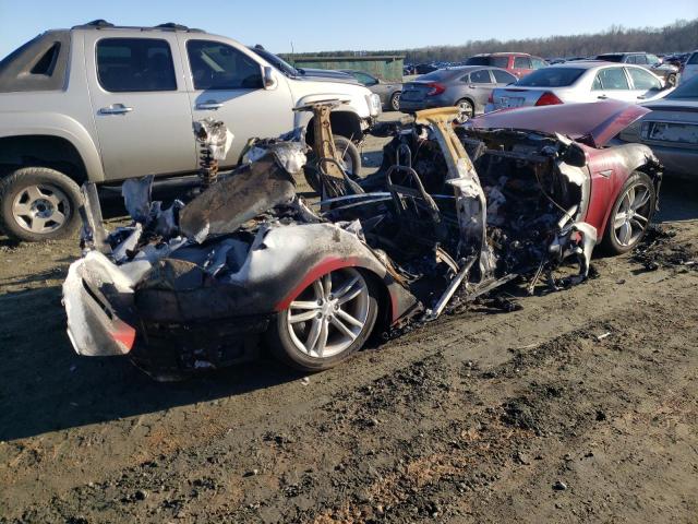 5YJSA1CG1DFP24274 - 2013 TESLA MODEL S Կարմիր լուսանկար 3