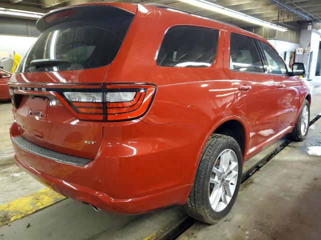 1C4RDJDG5NC106507 - 2022 DODGE DURANGO GT RED photo 3