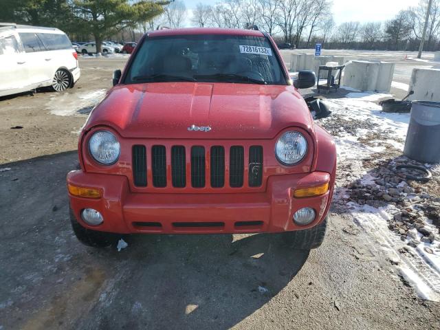 1J4GL58K83W725639 - 2003 JEEP LIBERTY LIMITED RED photo 5