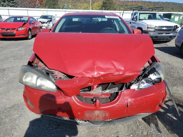 2G2WP552881116032 - 2008 PONTIAC GRAND PRIX RED photo 5