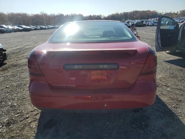2G2WP552881116032 - 2008 PONTIAC GRAND PRIX RED photo 6