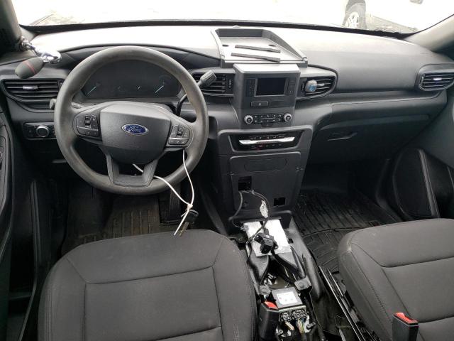 1FM5K8AB0NGB49887 - 2022 FORD EXPLORER POLICE INTERCEPTOR BLACK photo 8