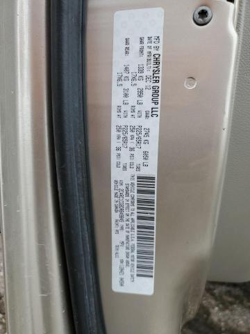 2C4RC1CG8DR649845 - 2013 CHRYSLER TOWN & COU TOURING L TAN photo 14