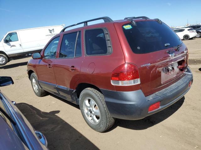 KM8SC73D95U920289 - 2005 HYUNDAI SANTA FE GLS RED photo 2