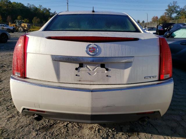 1G6DM577680125881 - 2008 CADILLAC CTS WHITE photo 6