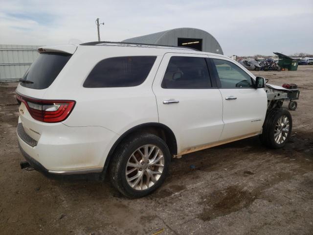 1C4SDJETXEC552455 - 2014 DODGE DURANGO CITADEL WHITE photo 3