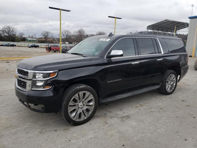 1GNSKHKC0HR223792 - 2017 CHEVROLET SUBURBAN K1500 LT BLACK photo 1