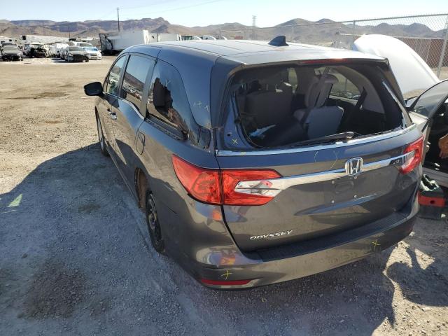 5FNRL6H54KB119126 - 2019 HONDA ODYSSEY EX GRAY photo 2