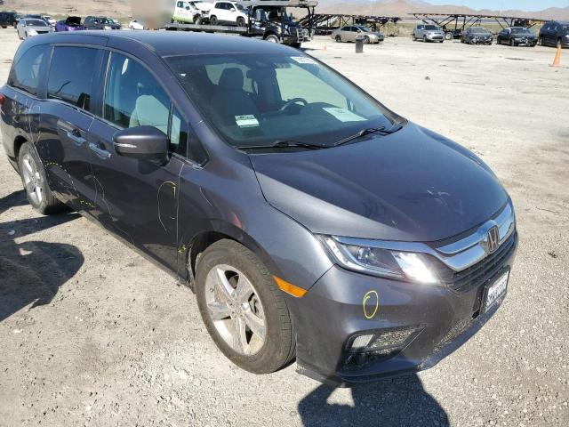 5FNRL6H54KB119126 - 2019 HONDA ODYSSEY EX GRAY photo 4