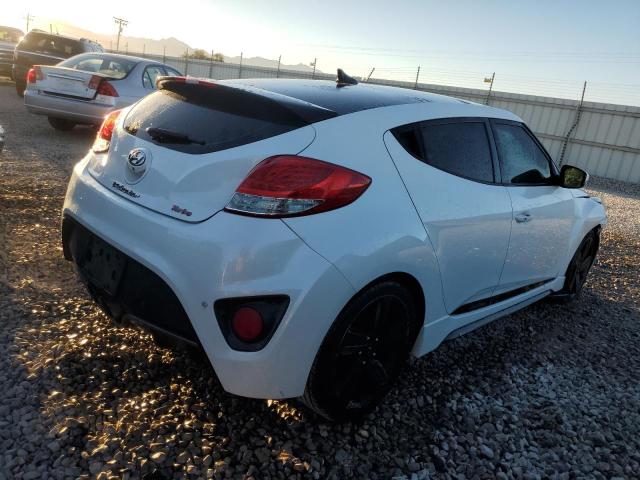 KMHTC6AE8DU114856 - 2013 HYUNDAI VELOSTER TURBO WHITE photo 3