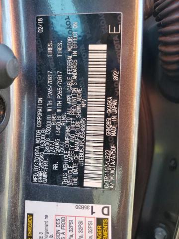 JTEBU5JR5J5548695 - 2018 TOYOTA 4RUNNER SR5/SR5 PREMIUM 灰色 照片 13