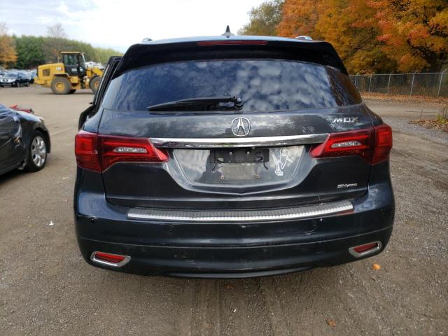 5FRYD4H8XFB503939 - 2015 ACURA MDX ADVANCE GRAY photo 6