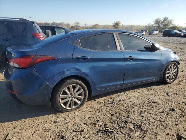 KMHDH4AE9FU457530 - 2015 HYUNDAI ELANTRA SE BLUE photo 3