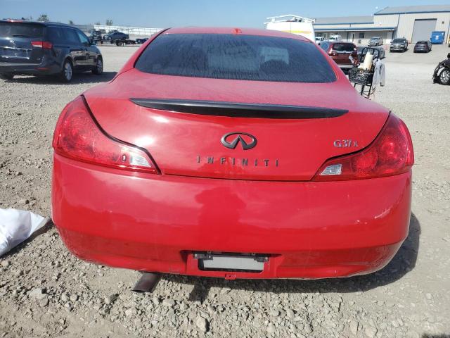 JNKCV64F99M652183 - 2009 INFINITI G37 RED photo 6