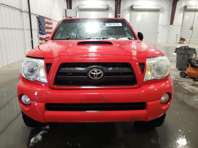 5TELU42N47Z330445 - 2007 TOYOTA TACOMA DOUBLE CAB 红色 照片 5