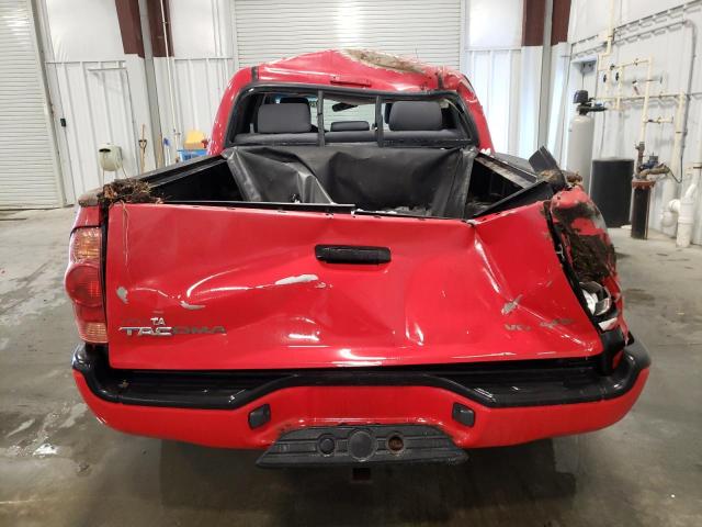 5TELU42N47Z330445 - 2007 TOYOTA TACOMA DOUBLE CAB 红色 照片 6