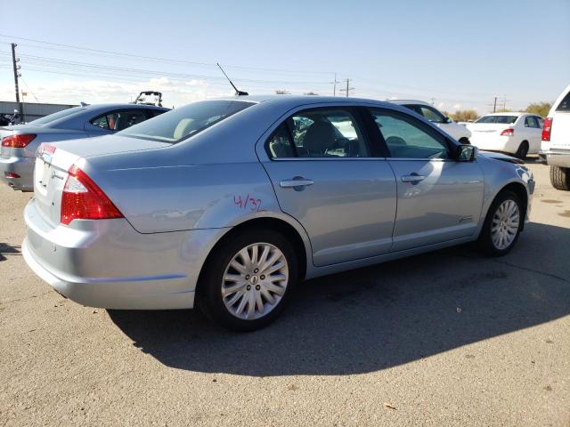 3FADP0L36BR109946 - 2011 FORD FUSION HYBRID BLUE photo 3